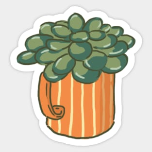 Peperomia Mug Sticker